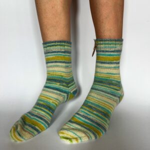 Vilnonės kojinės „Lime Dream"