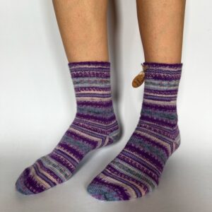 Vilnonės kojinės „Purple Rain"