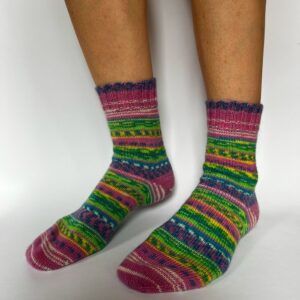 Vilnonės kojinės „Bubblegum"